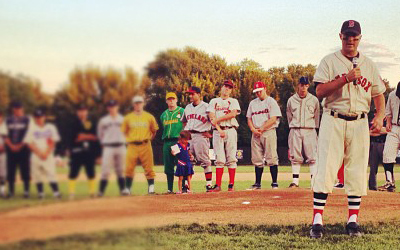 Oldtime Baseball Game 2012 Peter Frates